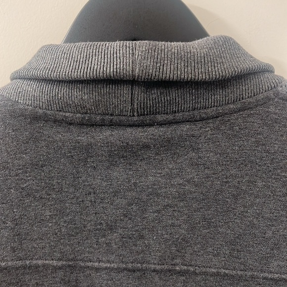 TED BAKER Gray Knit Terry Button Front Cardigan Sweater - Picture 10 of 16